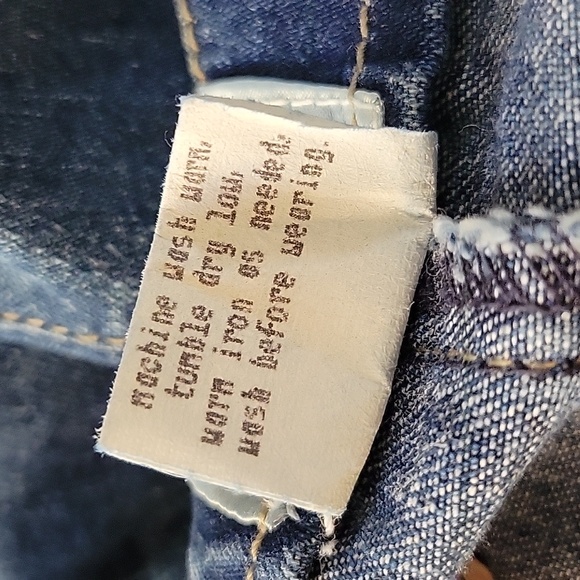 Moda International Vintage 90s Wide Leg High Rise Blue Jeans Victorias Secret 14 - Picture 8 of 8